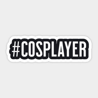 Cosplayer Hashtag Sticker